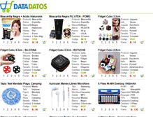 Tablet Screenshot of datadatos.com